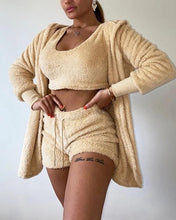 Load image into Gallery viewer, Solid Color Long Sleeve Sweater Suit Sets