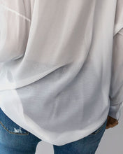 Load image into Gallery viewer, Cold Shoulder Beaded Button Design Top