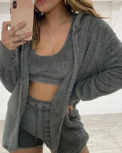 Load image into Gallery viewer, Solid Color Long Sleeve Sweater Suit Sets