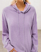 Load image into Gallery viewer, Solid Color Long Sleeve Hooded Sweatshirt